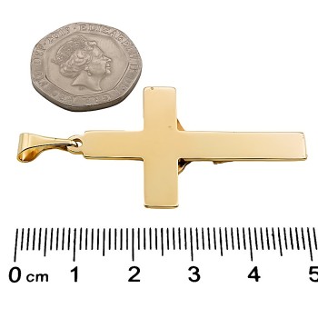 9ct Gold 5.9g Crucifix Pendant